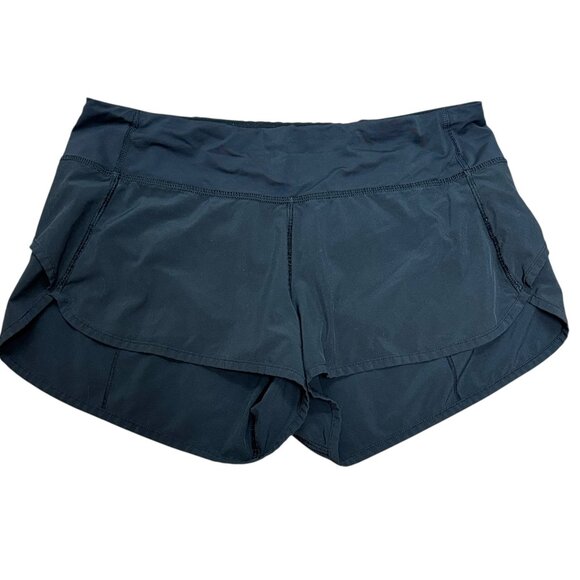 Lululemon Athletica Black Speed Up Shorts - Picture 1 of 6